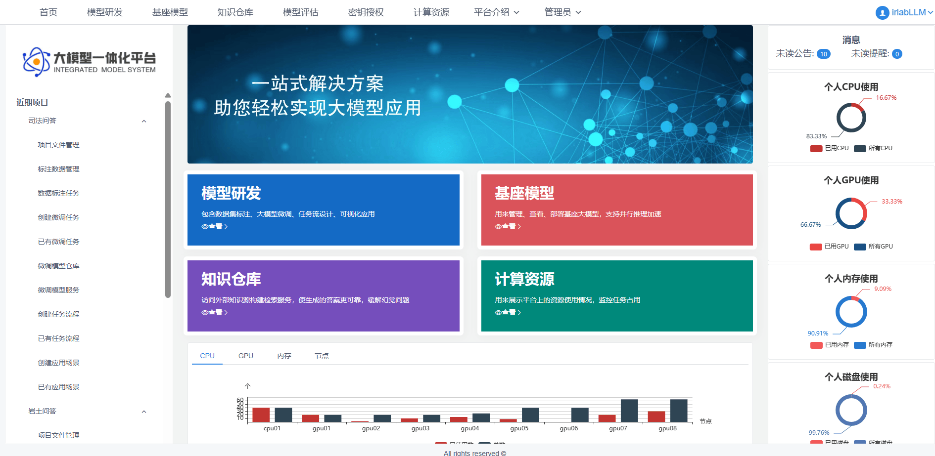 大模型一体化平台